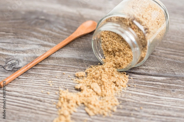 Obraz Sesame salt, Gomasio.  One of the basic spices of macrobiotic cuisine.