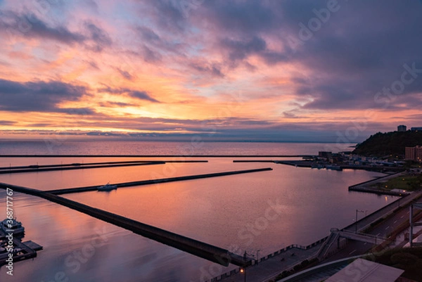 Obraz 北海道　小樽湾