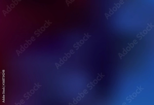 Fototapeta Dark Blue, Red vector blurred shine abstract texture.