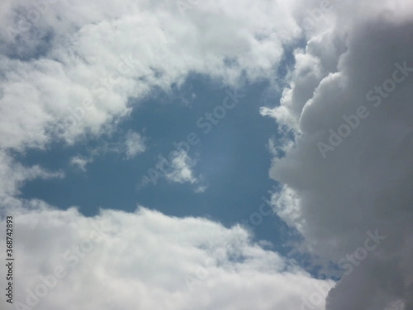 Fototapeta clouds in the sky