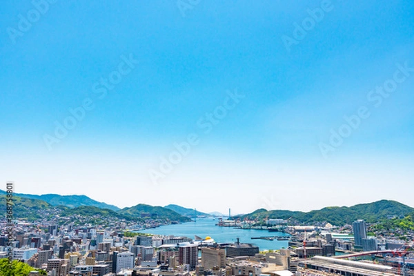 Fototapeta 長崎県長崎市　都市景観