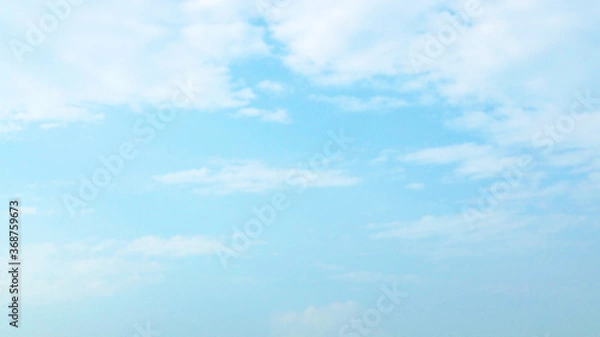 Obraz 淡い水色の空