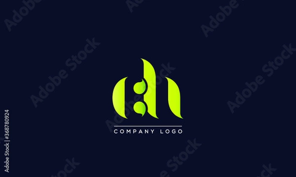 Fototapeta Initials CH or HC Logo Creative Template Sign Vector