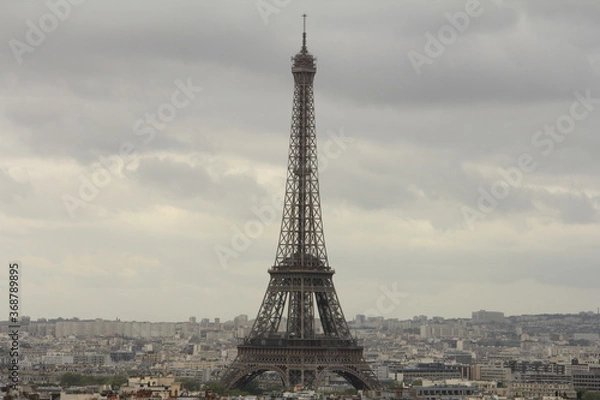 Obraz トロカデロ庭園から見たエッフェル塔