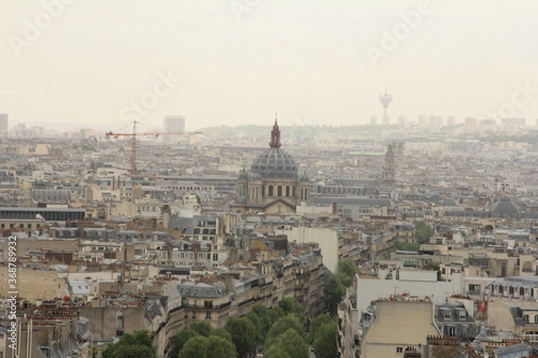 Obraz 凱旋門から見たパリの街並み