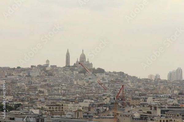 Obraz 凱旋門から見たパリの街並み