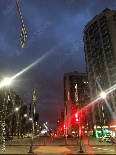 Obraz hong kong night