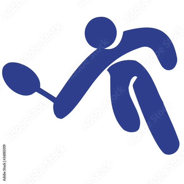 Obraz Joueur de badminton