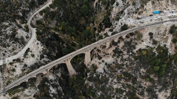 Fototapeta bridge over river