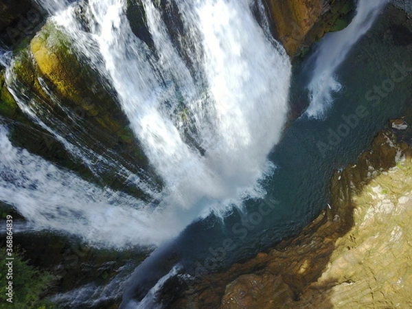 Obraz waterfall on the rocks