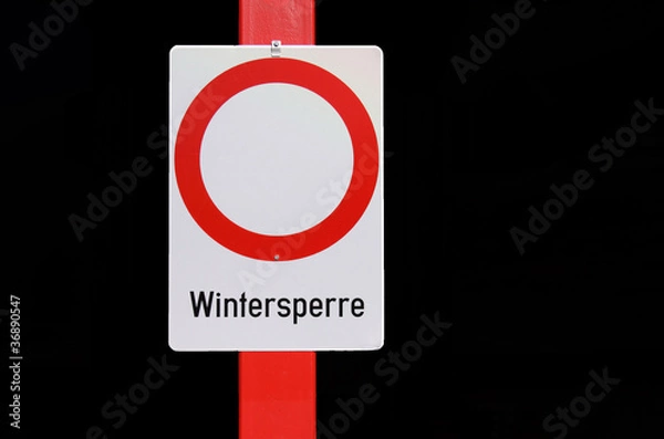 Obraz Wintersperre