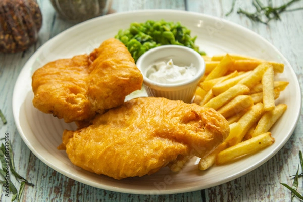 Obraz beer battered fish