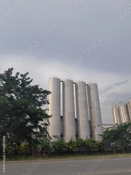 Obraz Factory water tank