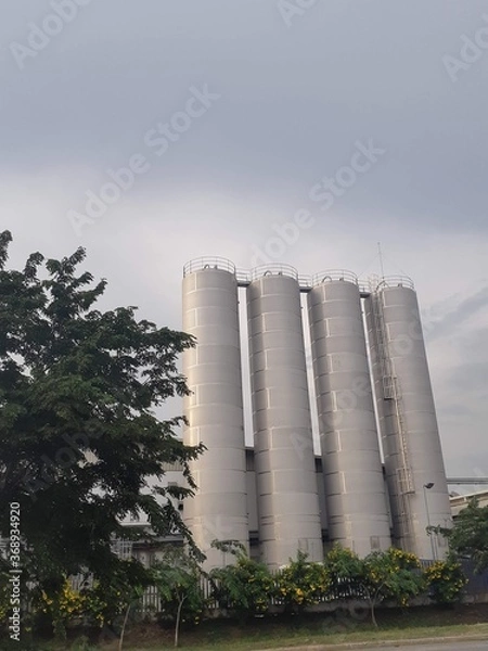 Obraz Factory water tank