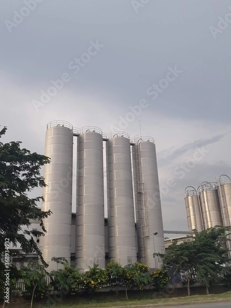 Obraz Factory water tank