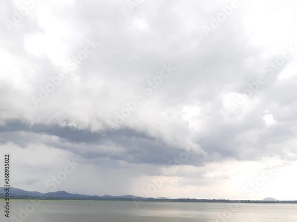 Obraz storm clouds over the estuary