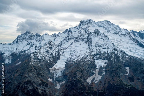 Fototapeta landscape with snow