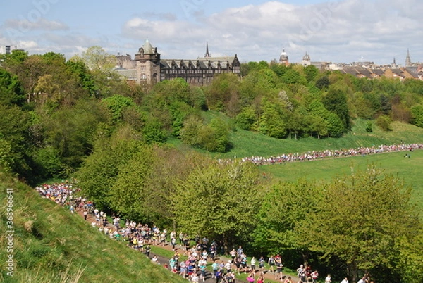 Obraz Great Run, Holyrood Park, Edinburgh, Scotland