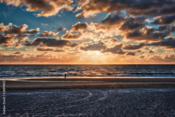 Fototapeta Sunset At The Beach