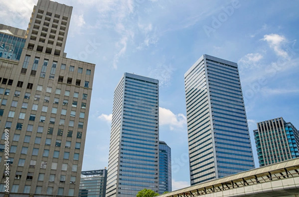 Fototapeta 大阪の都市風景