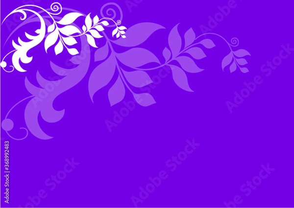 Obraz violet floral background
