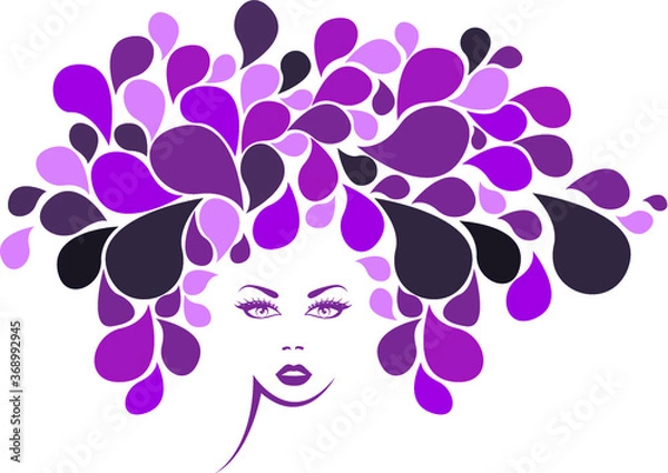 Obraz girl with flowers