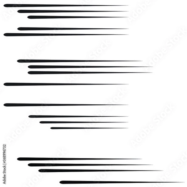 Obraz Speed Lines in arrow Form . Vector Illustration .Technology  Logo . Design element . Abstract Geometric shape . 