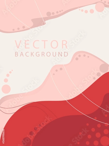 Obraz vector abstract background with hearts