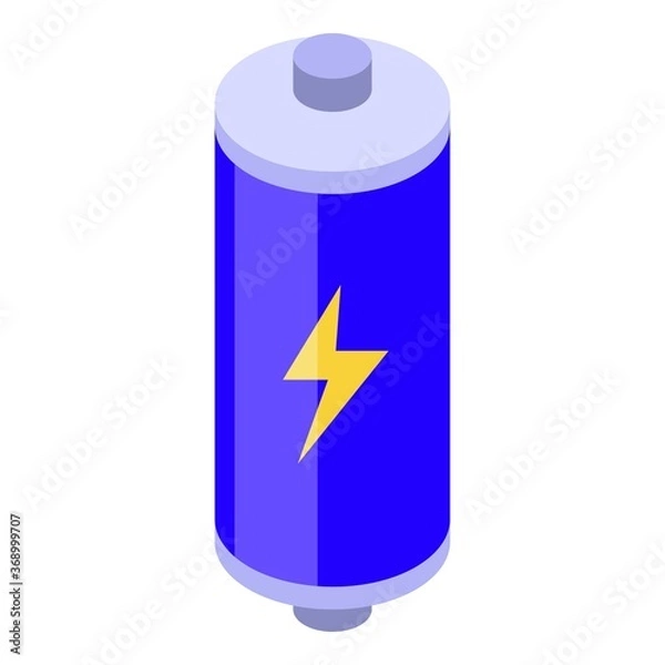 Fototapeta Charge battery breakthrough icon. Isometric of charge battery breakthrough vector icon for web design isolated on white background