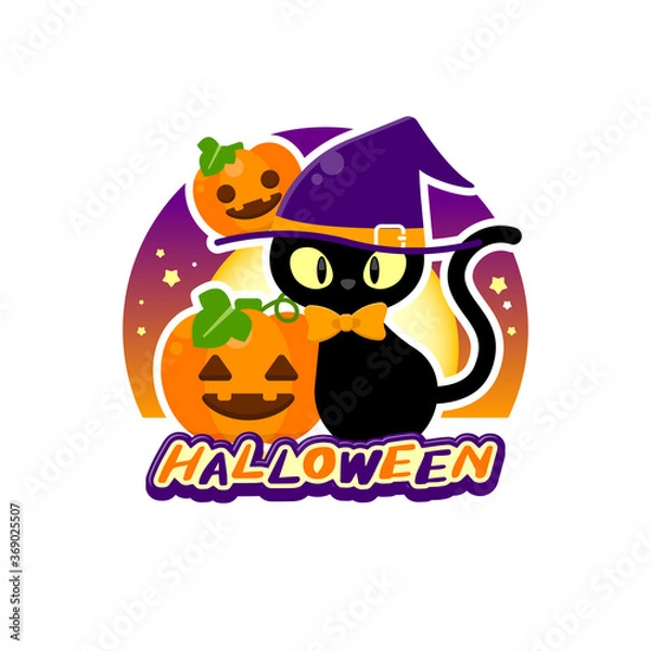 Obraz ハロウィン黒猫