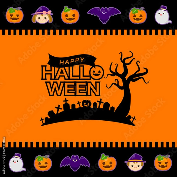 Obraz ハロウィン背景