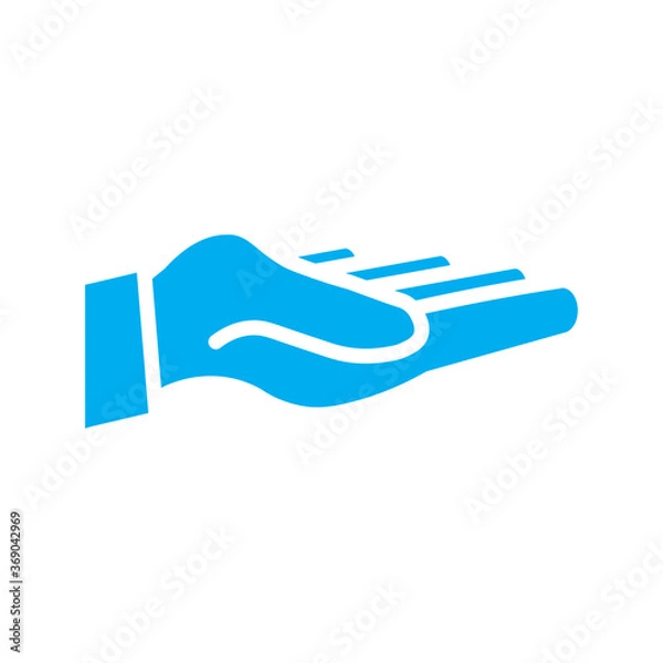 Fototapeta Hand icon vector