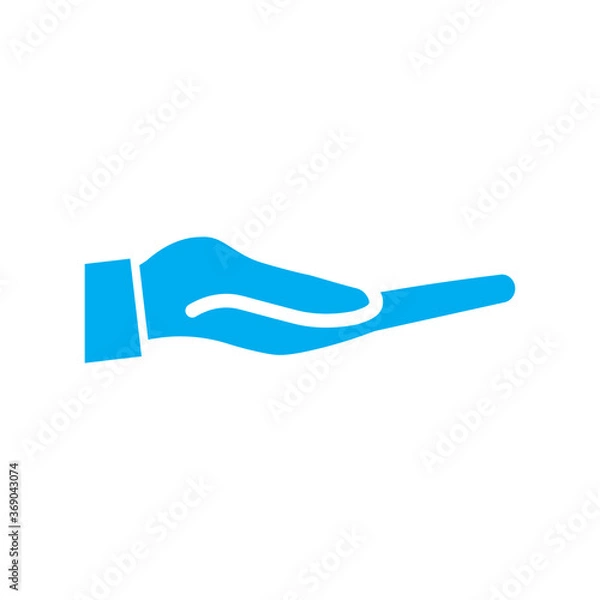 Fototapeta Hand icon vector