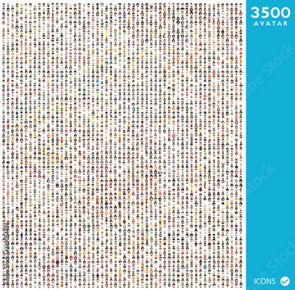 Obraz 3500 avatars