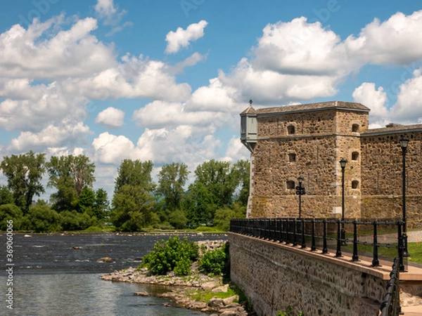 Obraz View on an historical fort (Fort of Chambly) Qubec Canada