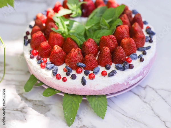 Obraz strawberries and cream