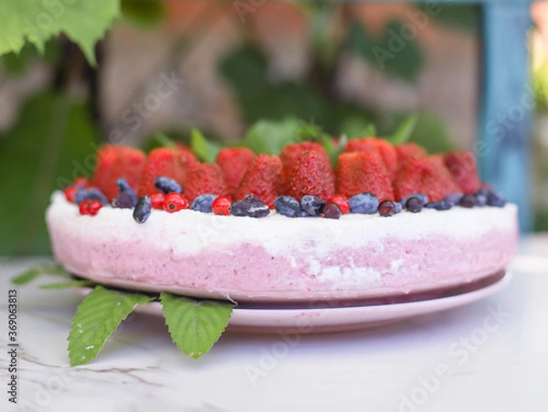 Obraz cake with strawberries
