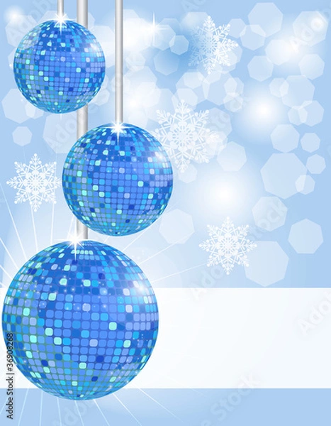 Fototapeta Christmas background with place for text