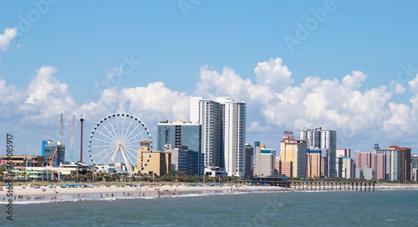 Obraz Myrtle Beach Cityscape with Skywheel