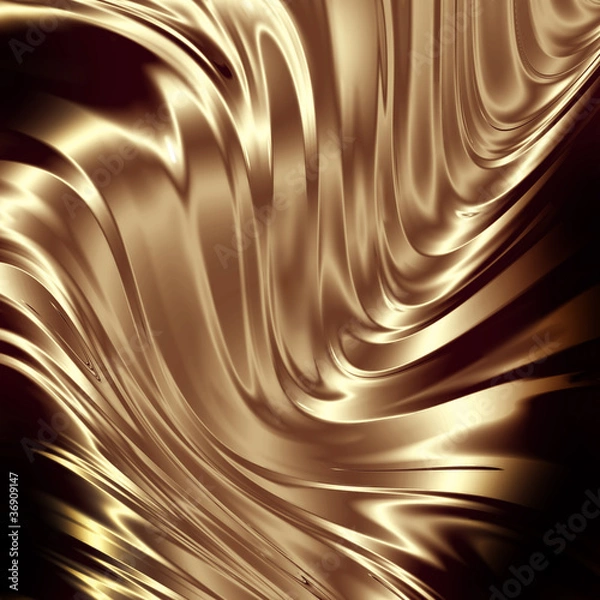 Obraz Abstract golden composition