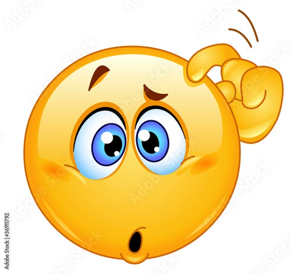 Obraz Mylić emotikon