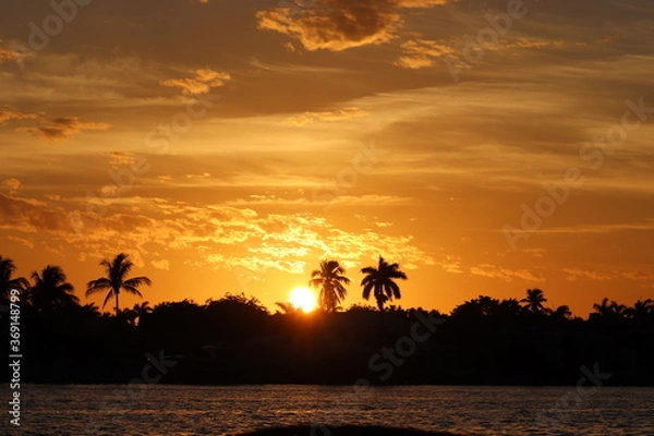 Obraz Sunset in the Naples Bay