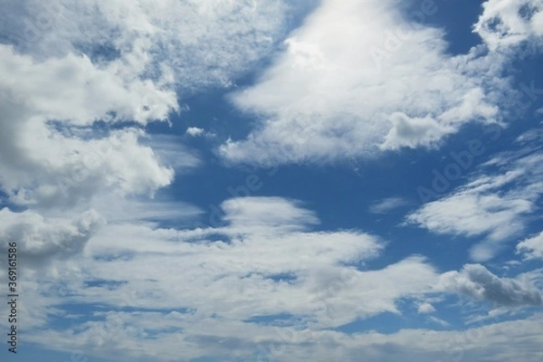 Fototapeta Beautiful sky and clouds view
