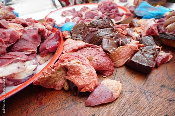 Obraz fresh beef ready to cook