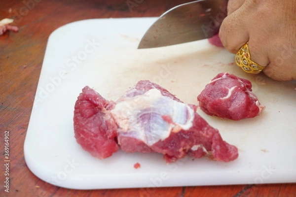 Obraz fresh beef ready to cook