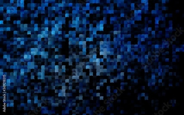 Obraz Dark BLUE vector layout with lines, rectangles. Rectangles on abstract background with colorful gradient. The template can be used as a background.