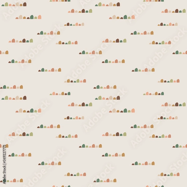 Fototapeta baby seamless pattern with christmas trees
