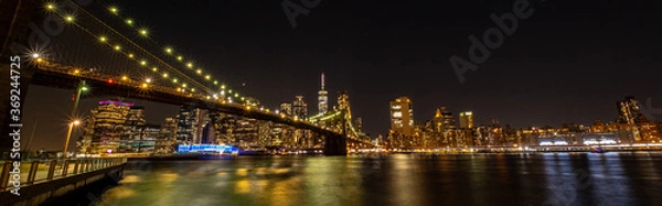 Obraz Brooklyn Bridge at Night