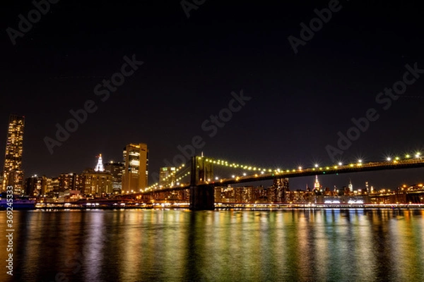 Obraz Brooklyn Bridge at Night