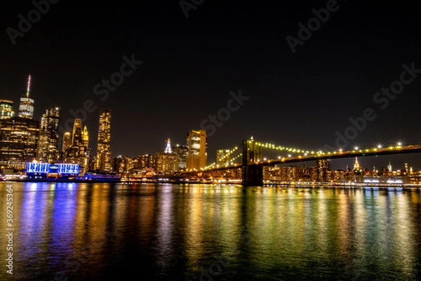 Obraz Brooklyn Bridge at Night